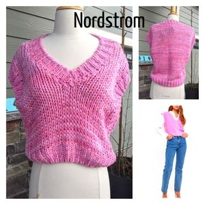 Knitted Pink Vest